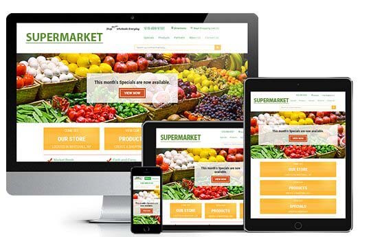 responsive hyper market website Kuwait