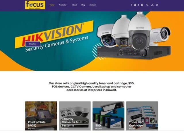 focus security solutions website designed by Sera Websites